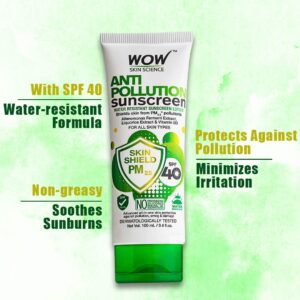 WOW Skin Science Anti-Pollution Sunscreen SPF 40