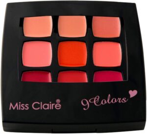 Miss Claire 9 Colors Lip Cheek Palette 1 colour