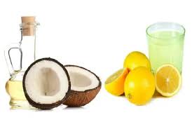 coconut oil and lemon juice