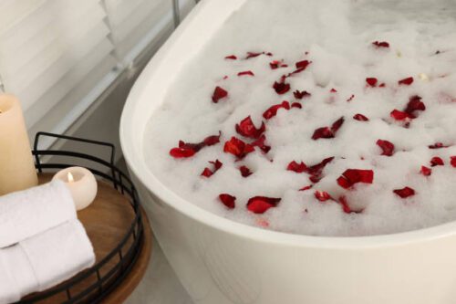 Rose-Infused Bath Bliss