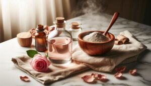 Sandalwood and Rosewater for a Cooling Effect