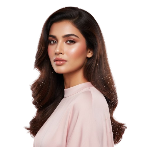 Blushing Beauty Model