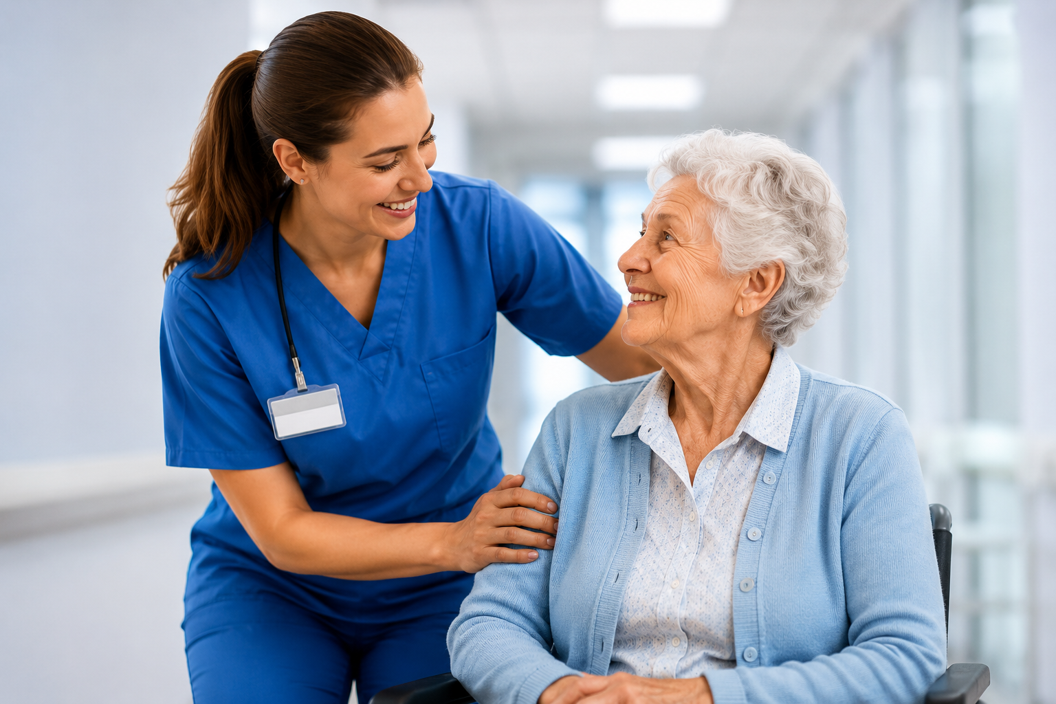 Community Care Worker delivering caring service